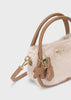 MAYORAL FAUX-FUR BAG WITH CHARMS