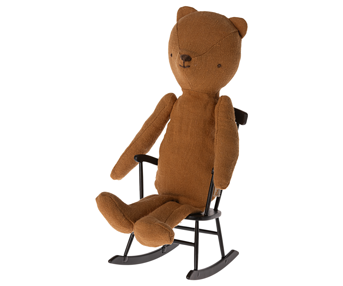 MAILEG ROCKING CHAIR, MINIATURE - ANTHRACITE