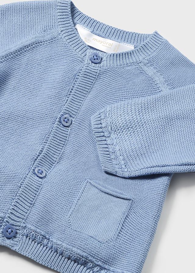 MAYORAL BOYS KNIT CARDIGAN - BLUE