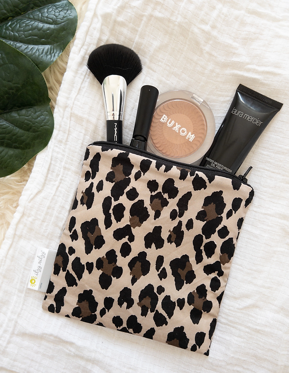 REUSABLE SNACK & EVERYTHING BAG - LEOPARD