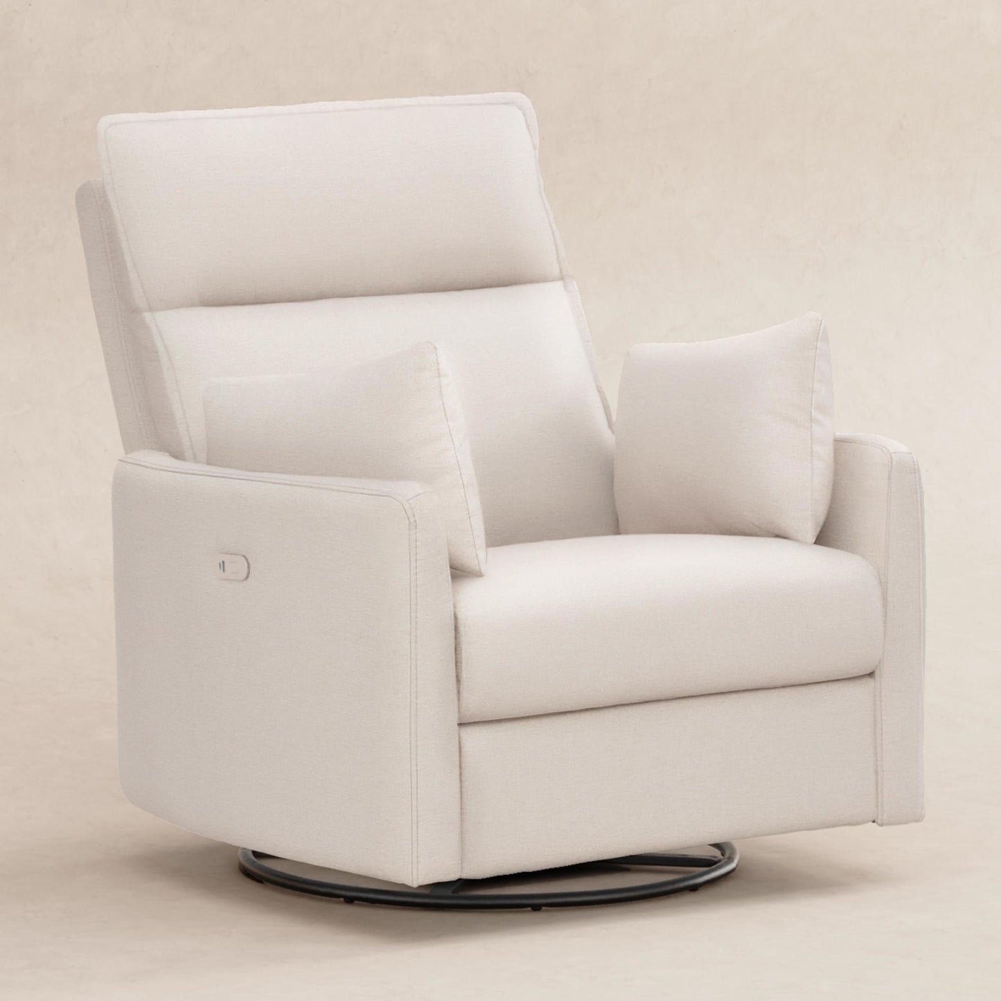 BABYLETTO NORI EXTRA WIDE ELECTRONIC RECLINER & SWIVEL GLIDER WITH USB PORT