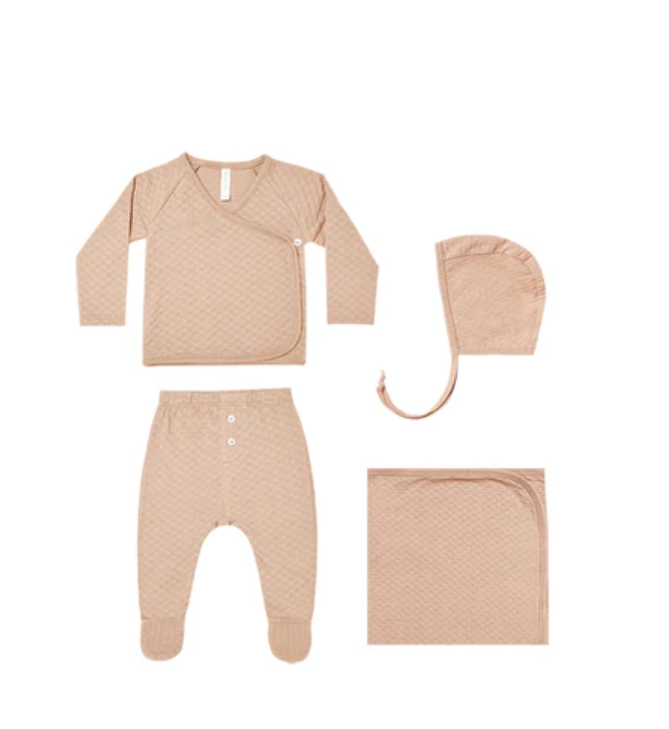 POINTELLE BRINGING HOME BABY SET PETAL NEWBORN