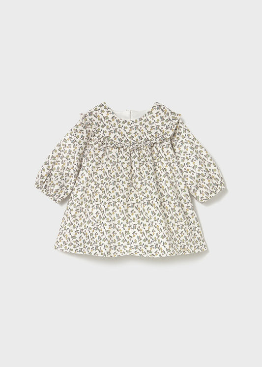 MAYORAL GIRL PRINTED VELVET DRESS