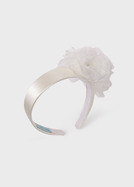 ABEL & LULA GIRL ORGANZA FLOWER HEADBAND