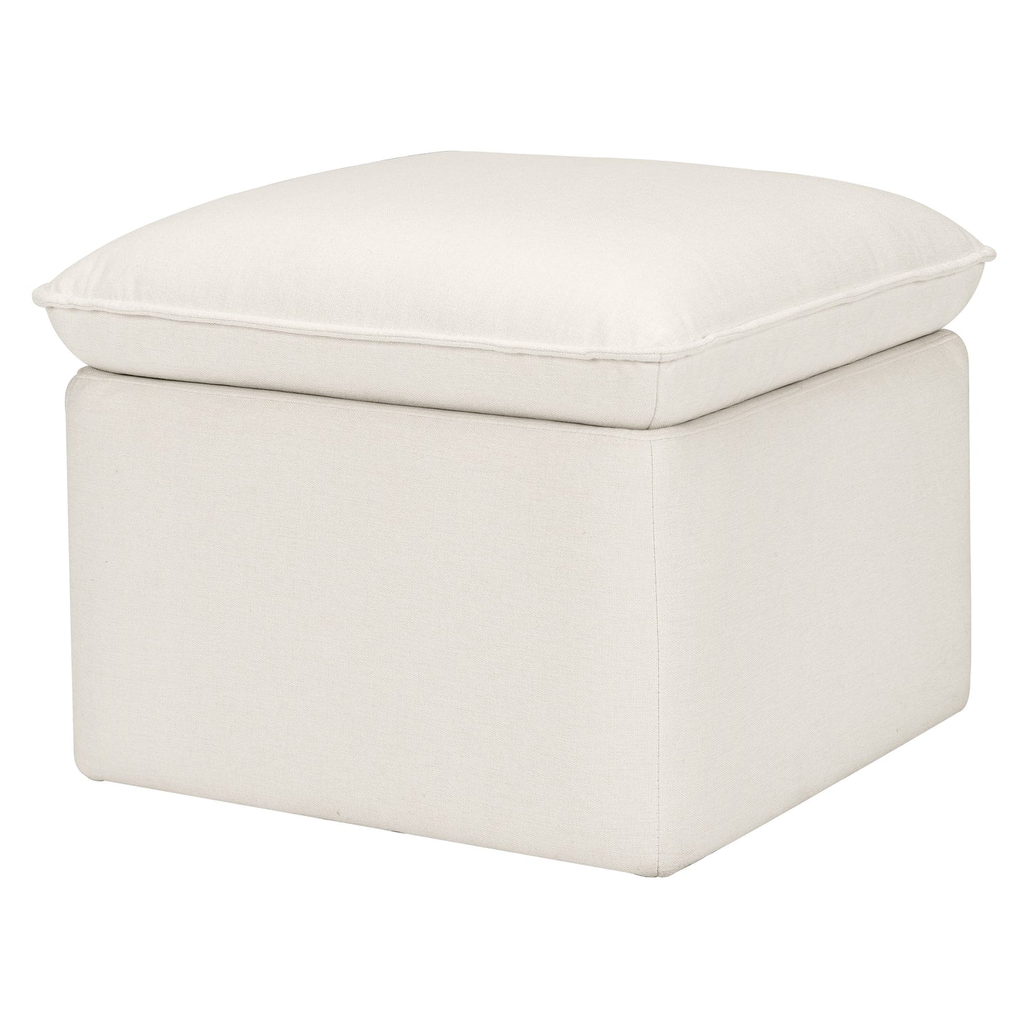 BABYLETTO CALI STORAGE OTTOMAN IN ECO-PERFORMANCE FABRIC | WATER REPELLENT & STAIN RESISTANT
