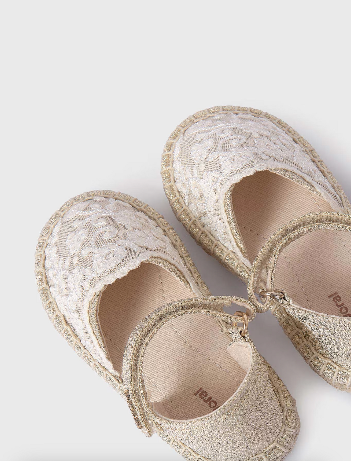 MAYORAL BABY LACE ESPADRILLE