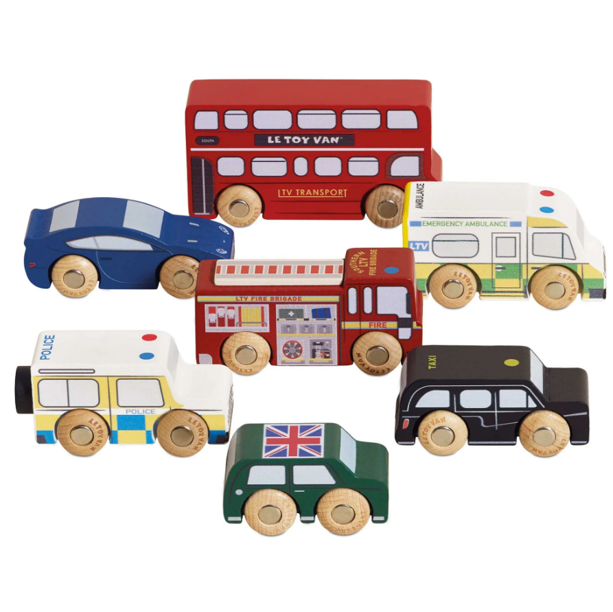 LONDON TOY CAR SET