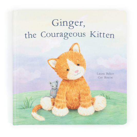 JELLYCAT GINGER, THE COURAGEOUS KITTEN BOOK