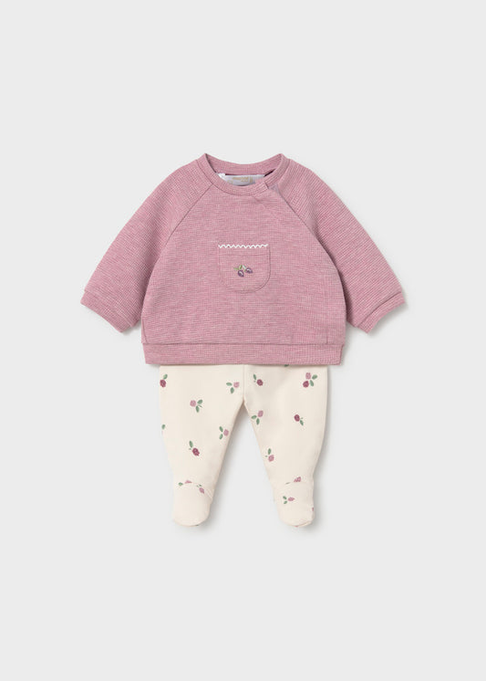 MAYORAL GIRL PANTS AND SWEATSHIRT SET