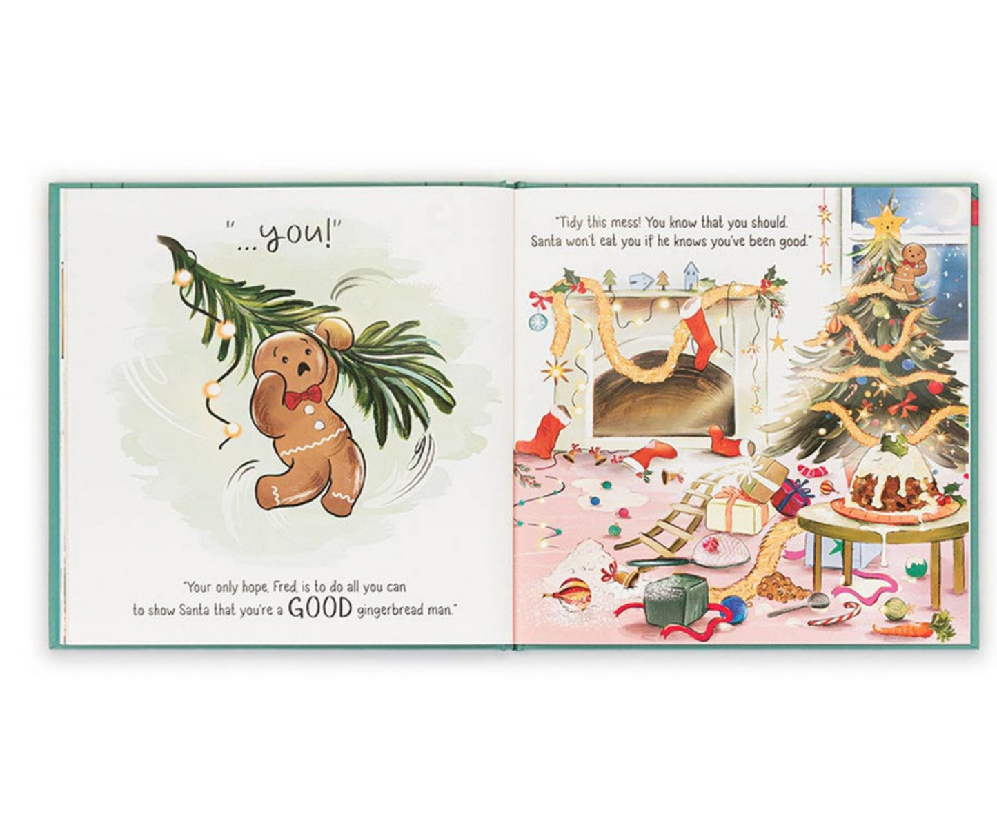 JELLYCAT GINGERBREAD FRED BOOK