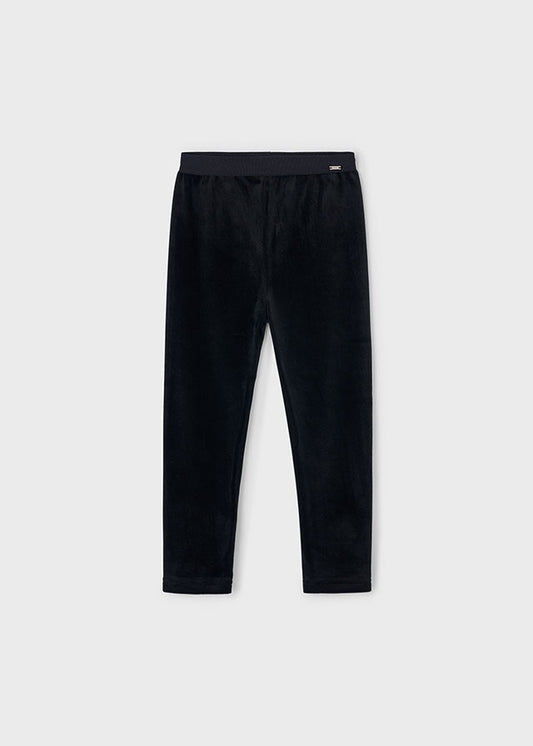 MAYORAL BLACK VELVET LEGGINGS