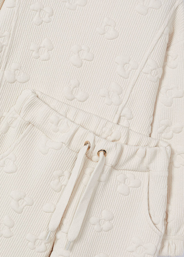 MAYORAL FLOWER QUILTED TRACKSUIT FOR GIRLS