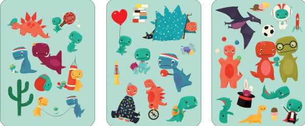 TINY T REX MAGNETIC PLAY SET