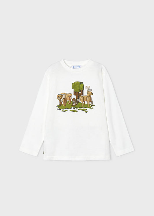 MAYORAL BOY PIXEL PRINT T-SHIRT