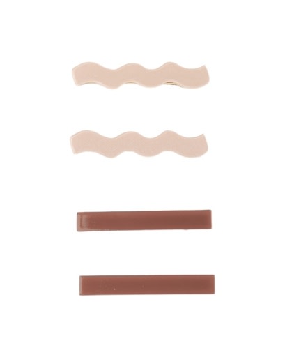 WAVY CLIP SET PETAL, MULBERRY