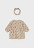MAYORAL GIRL DRESS WITH HEADBAND CEREAL HEATHER