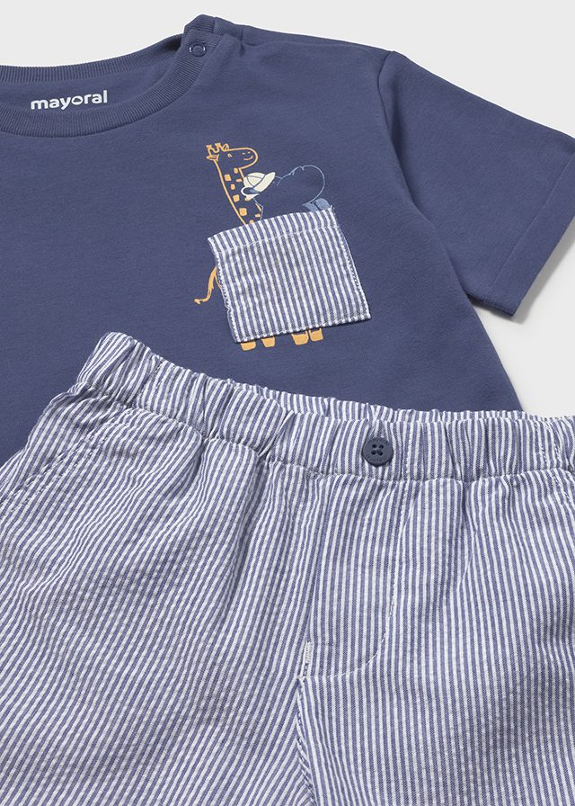 MAYORAL SHORTS AND T-SHIRT 2-PIECE SET