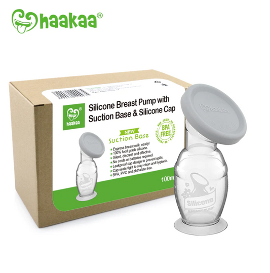 HAAKAA GENERATION 2 SILICONE BREAST PUMP WITH SUCTION BASE 5 OZ