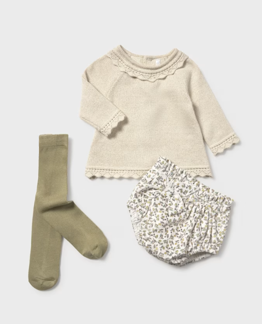 MAYORAL GIRL 3-PIECE SET OLIVE