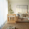 Yuzu 8-in-1 Convertible Crib w/All-Stages Conversion Kits in White/Natural