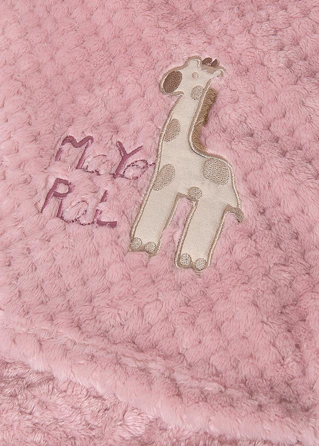 MAYORAL BABY PLUSH BLANKET - PINK