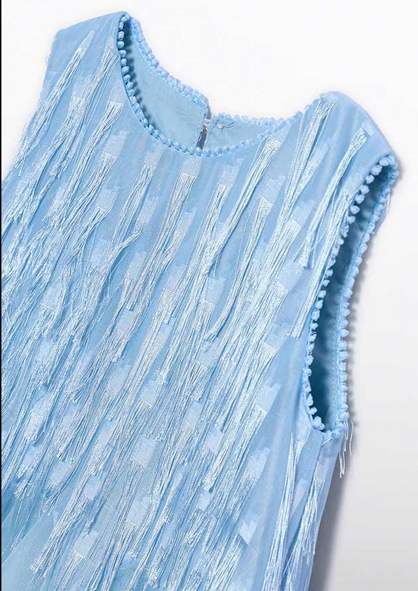 ABEL & LULA GIRL FRINGED DRESS