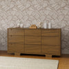 Yuzu 9-Drawer Dresser, Assembled in Natural Walnut