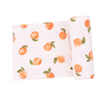 ANGEL DEAR WATERCOLOR PEACHES SWADDLE BLANKET