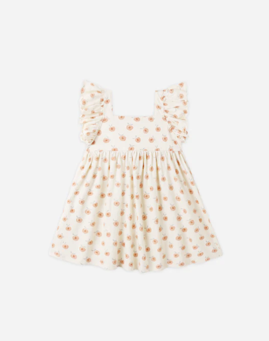 RYLEE + CRU MARIPOSA DRESS PEACHES