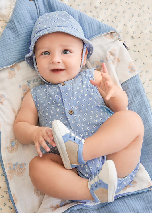 MAYORAL BOYS ROMPER WITH HAT