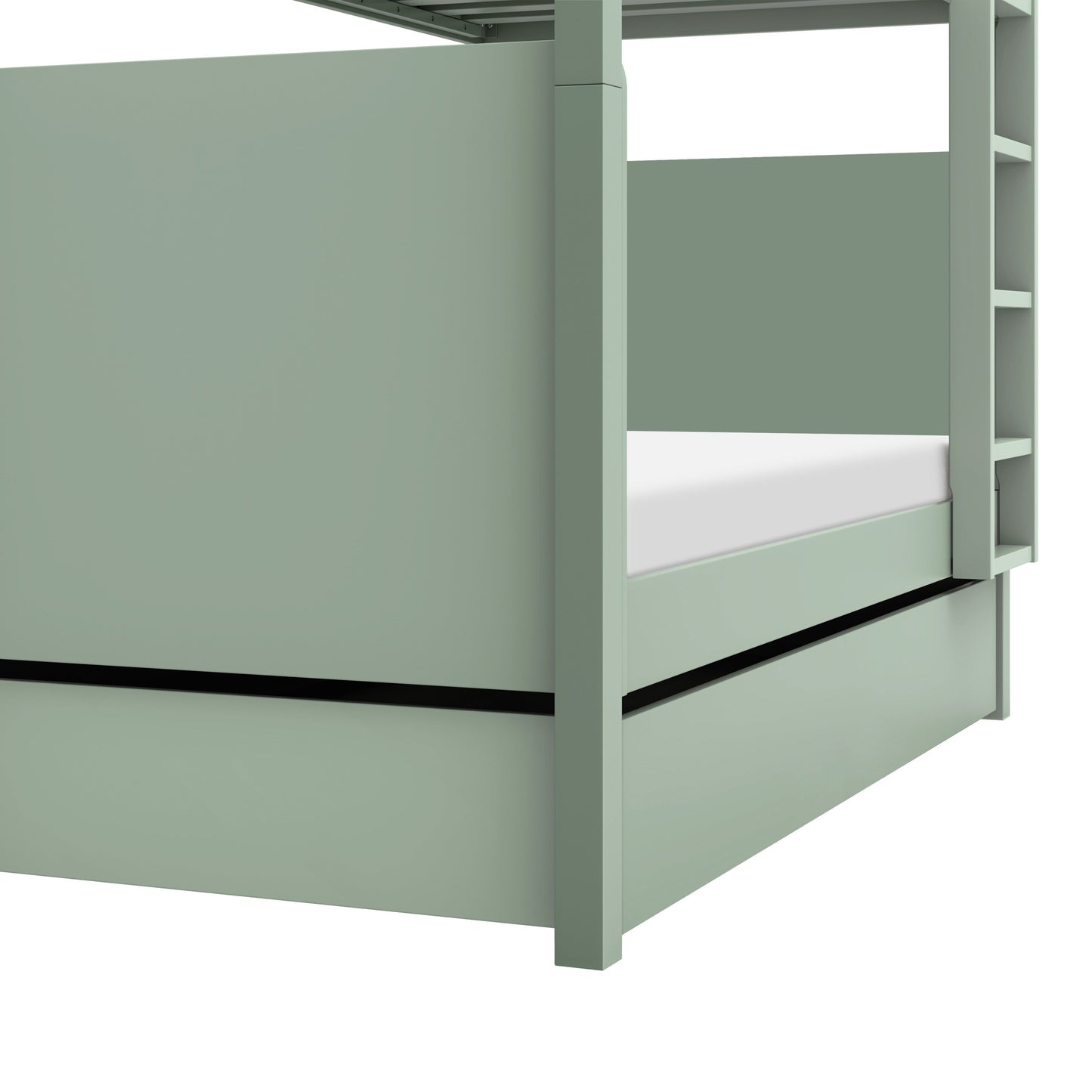 BABYLETTO TIPTOE TWIN STORAGE TRUNDLE BED