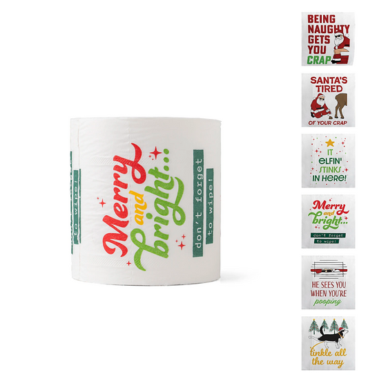 NORTH POLE PLUMBING CO. HILARIOUS TOILET PAPER