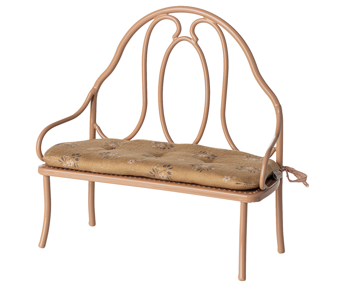 MAILEG VINTAGE BENCH, MINI - DARK POWDER