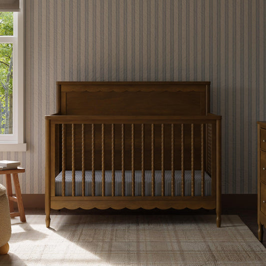 NAMESAKE AMBROSIA 4-IN-1 CONVERTIBLE CRIB NATURAL WALNUT