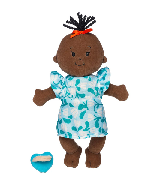 WEE BABY STELLA BROWN WITH BLACK WAVY TUFT