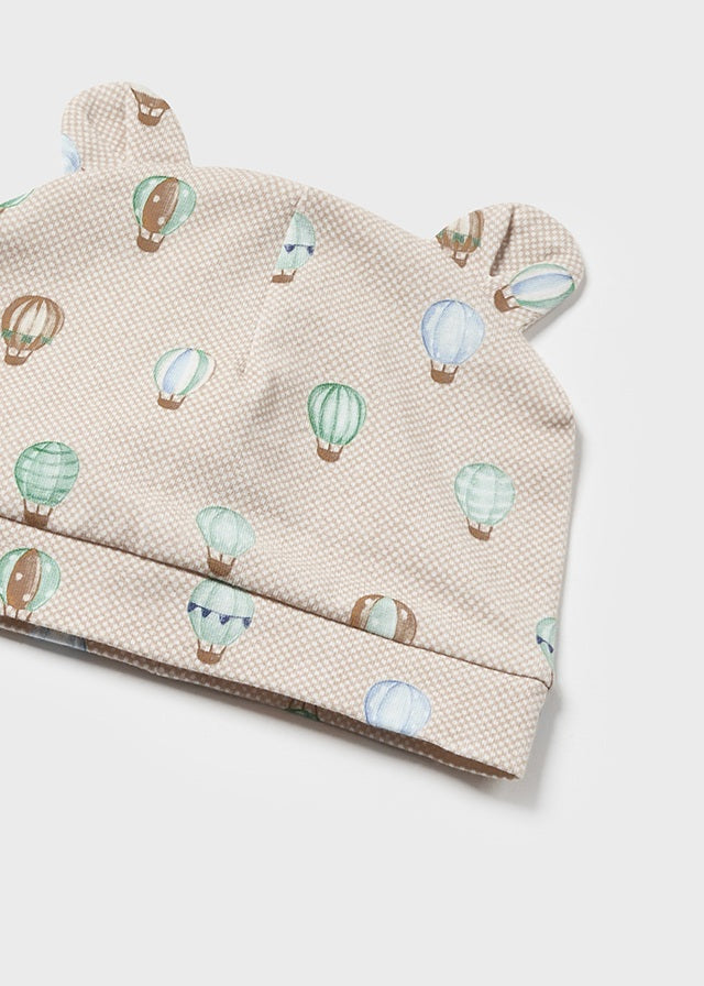 MAYORAL FOOTED ONE-PIECE WITH HAT