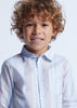 MAYORAL BOYS LONG SLEEVE STRIPED OXFORD SHIRT