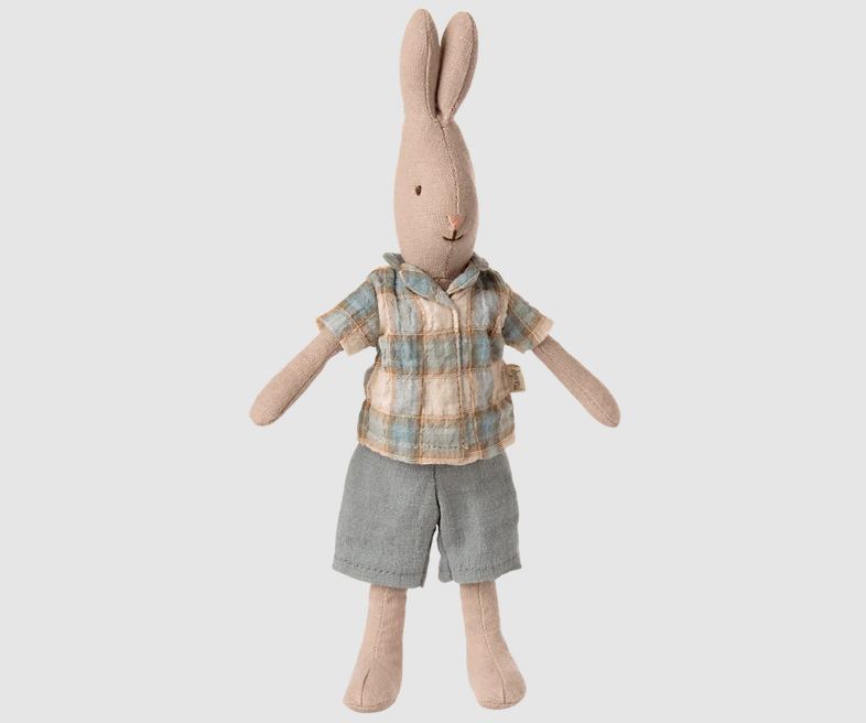MAILEG RABBIT SIZE 1 CLASSIC SHIRT AND SHORTS