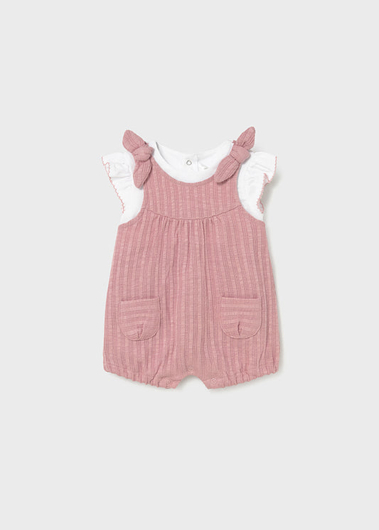 MAYORAL DUNGAREE AND T-SHIRT SET