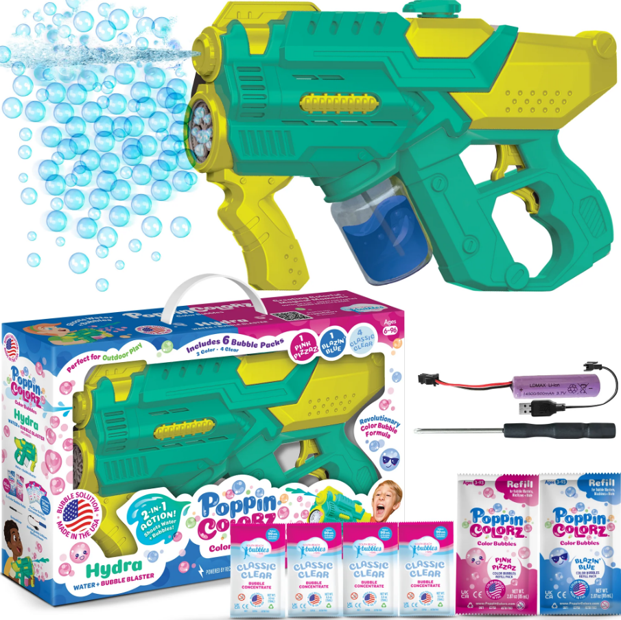 POPPIN COLORZ HYDRA BUBBLE BLASTER
