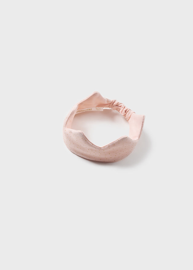 MAYORAL TULLE ROMPER WITH CROWN- BLUSH