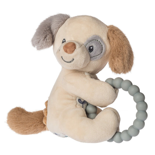 SPARKLY PUPPY TEETHER RATTLE – 6″