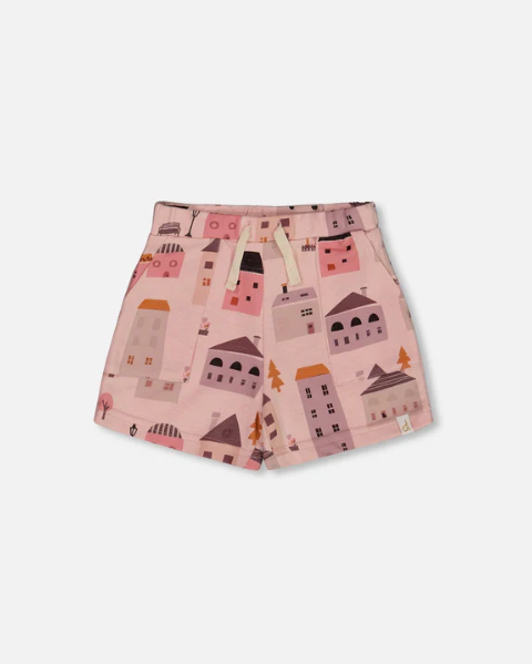 PRINTED FRENCH TERRY SHORT MAISONNETTES