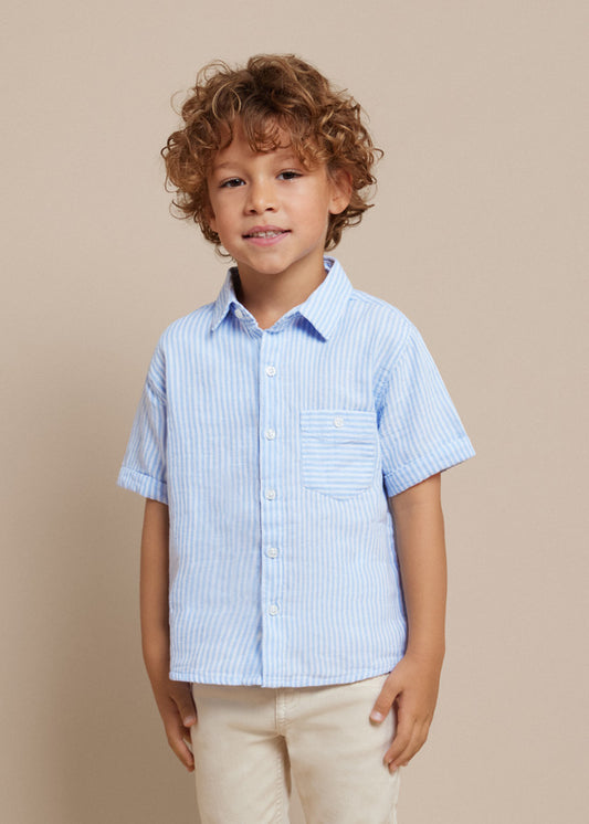 MAYORAL BOYS SHORT SLEEVE BUTTON DOWN SHIRT