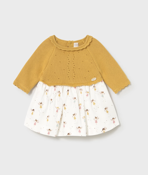 MAYORAL GIRL KNIT PRINTED DRESS