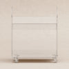 BABYLETTO PRESTO ACRYLIC BOOKCASE AND CART