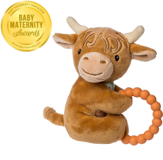 HETTY HIGHLAND COW RATTLE