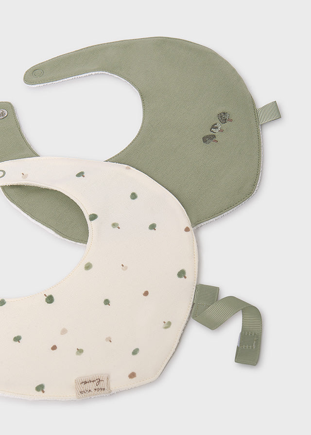 MAYORAL BABY 2-PACK WATERPROOF BIBS