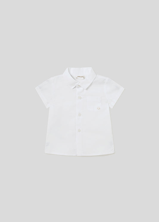 MAYORAL WHITE SHORT SLEEVE SHIRT