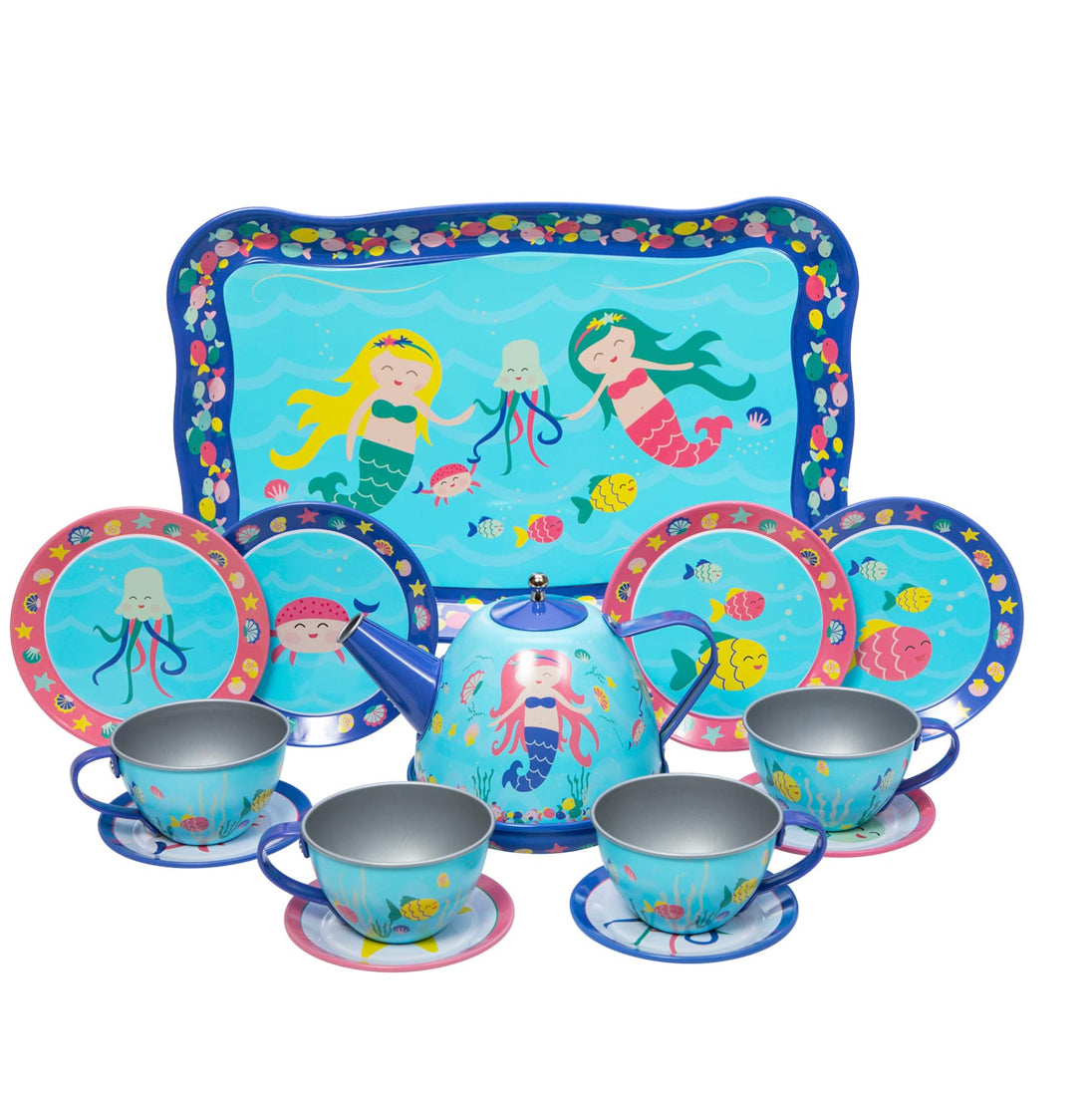 MERMAID TIN TEA SET